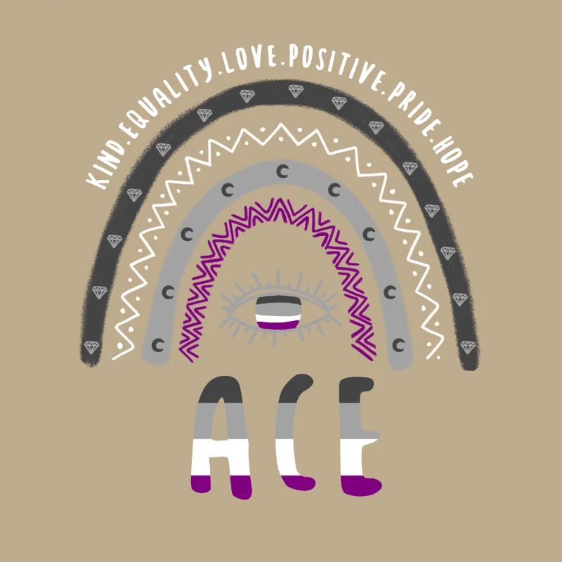 Boho Rainbow Ace Pride