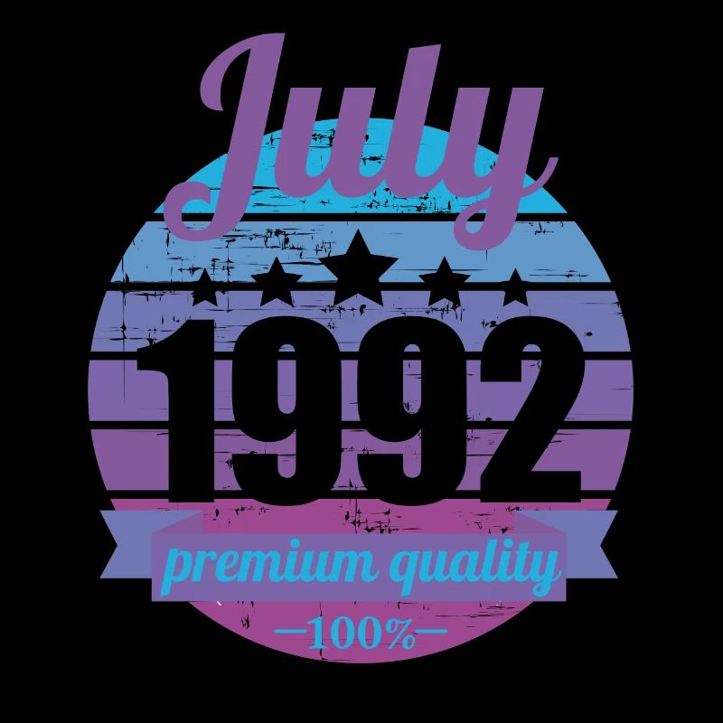 Né en juillet 1992 30 ans 30s 30e anniversaire