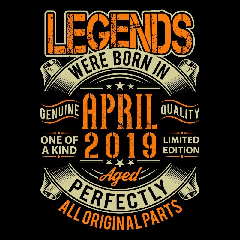 2019 April Geburtstag Legende