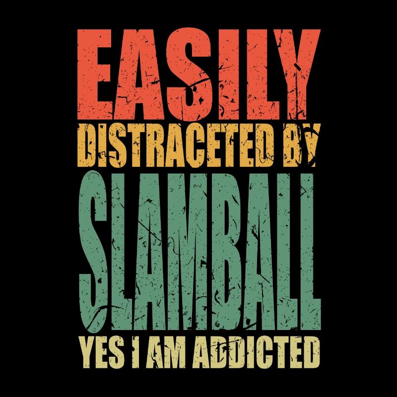 Slamball disant drôle