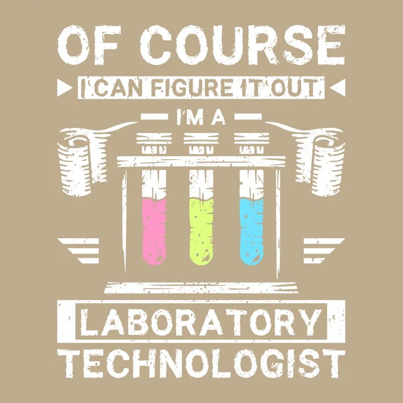 Funny laboratory technologist