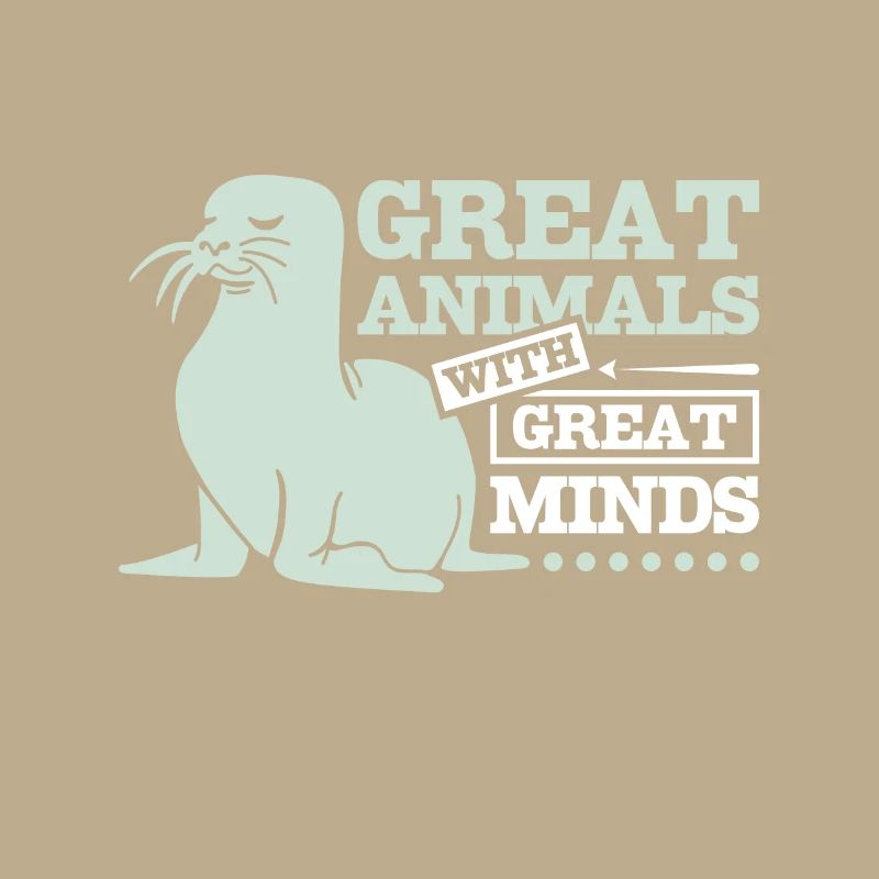 Grands animaux avec de grands esprits phoques