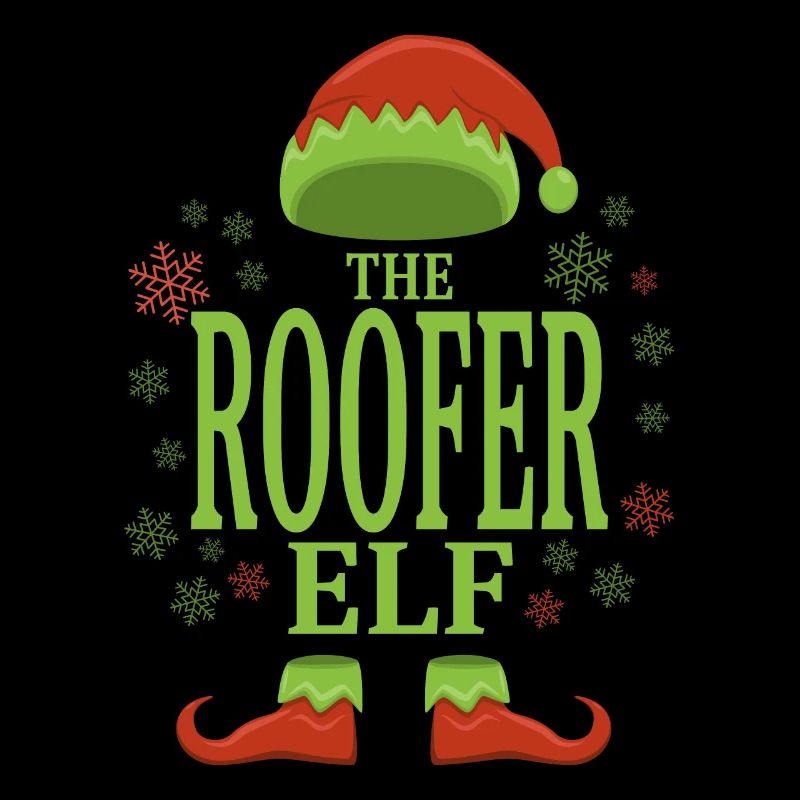Roofer Christmas Elf
