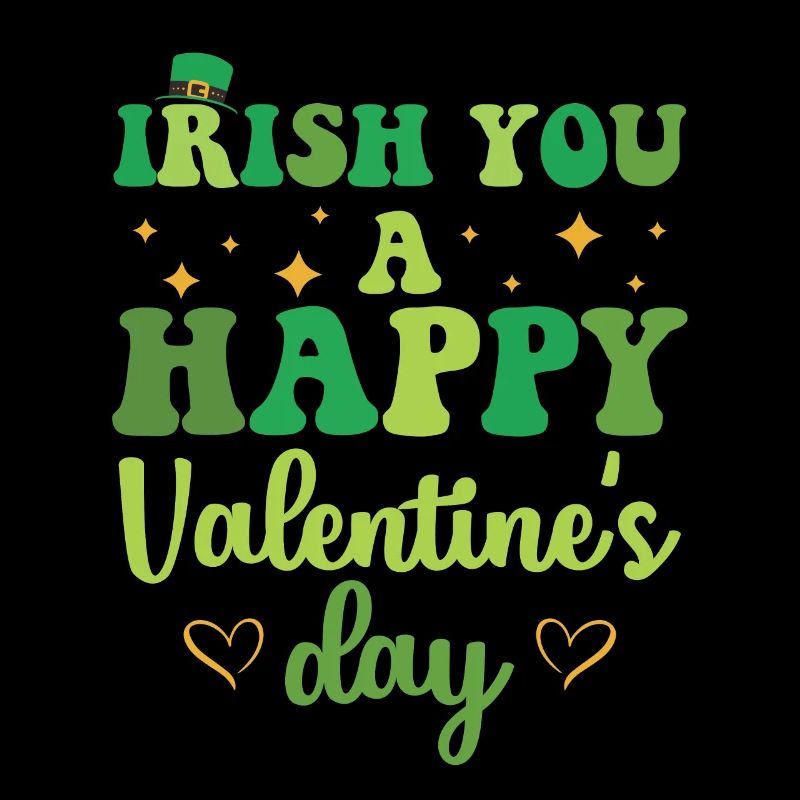 Irlandais Vous Joyeuses Saint-Valentin Green Holiday