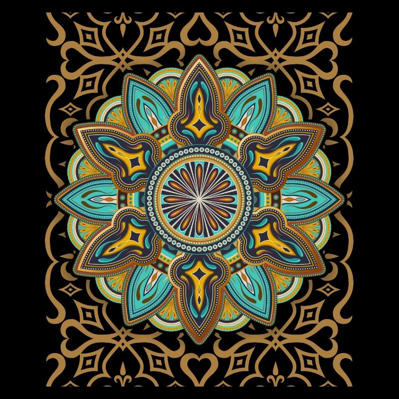 Mandala Design, 3D Mandala, Vintage Arabesque