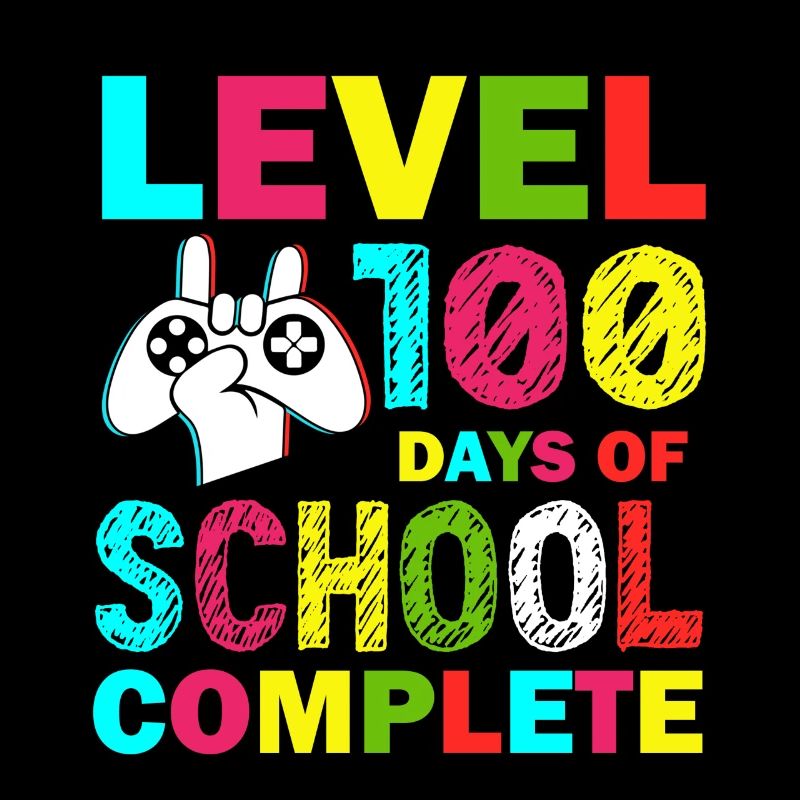 Niveau 100 jours d’école complète Kid Gamer