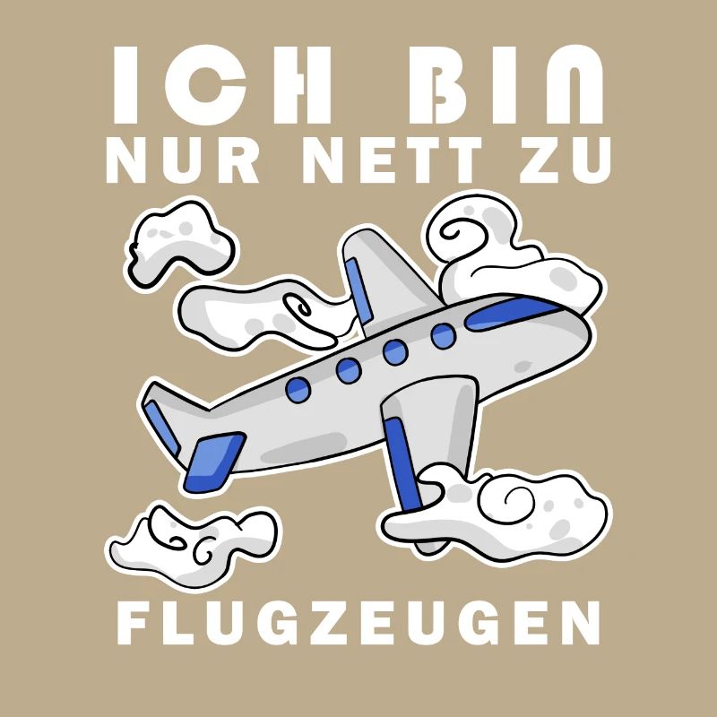 Flugzeug Spruch Geschenk