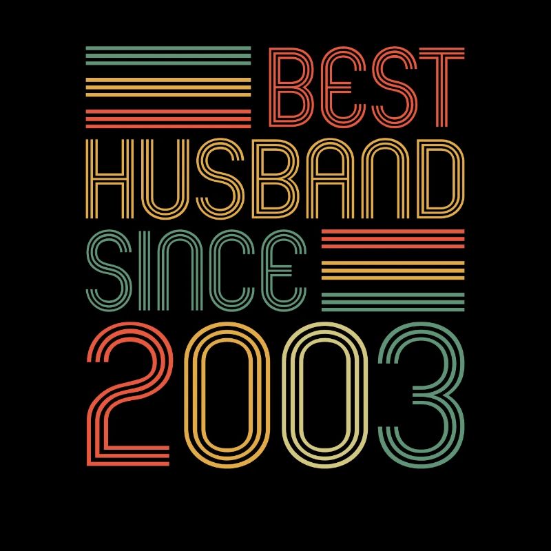 20. Hochzeitstag Bester Ehemann seit 2003