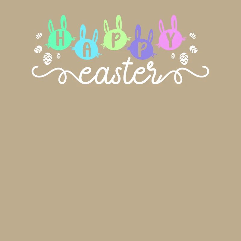 Happy Easter Rabbit Egg Decor Christian