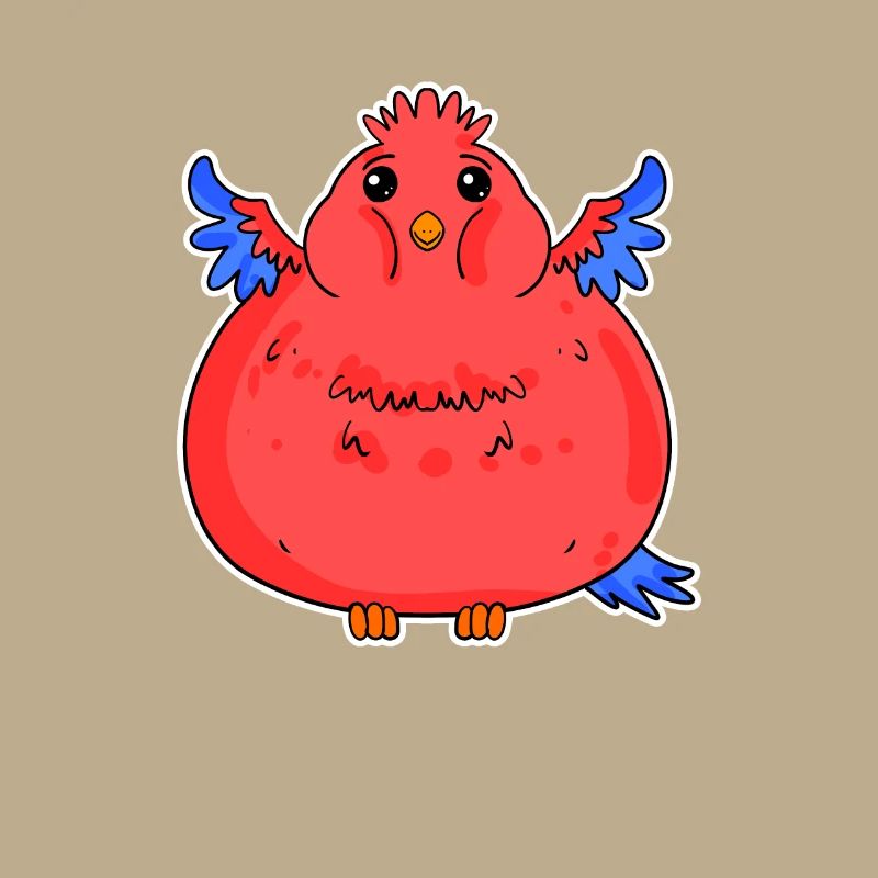 Fat Funny Parrot Dick