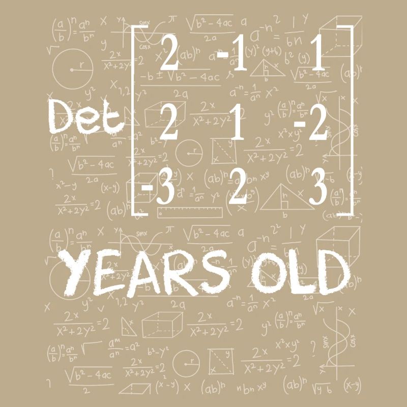 21e anniversaire 21 ans déterminant de matrice