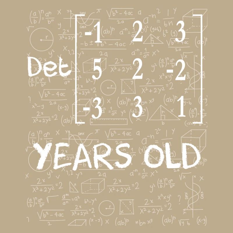 57. Geburtstag 57 Jahre Matrixdeterminante