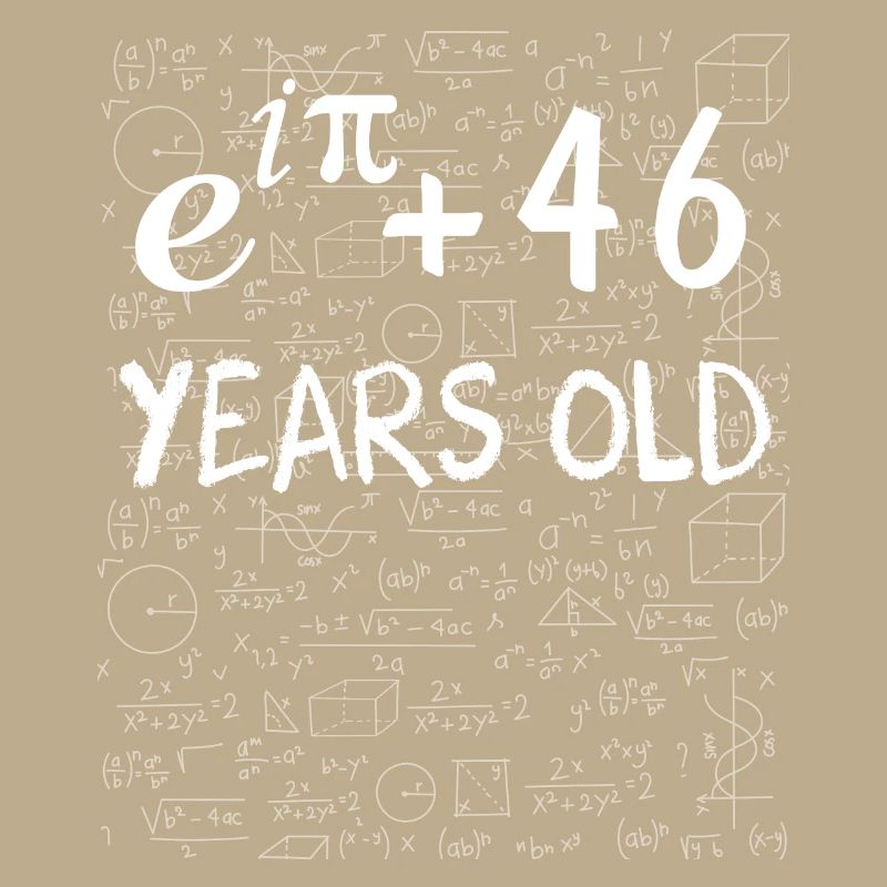 45th birthday 45 years Euler Identity math gift