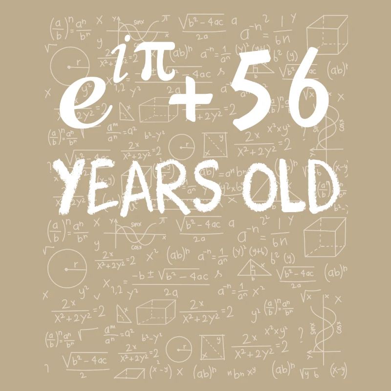 55th birthday 55 years Euler Identity math gift