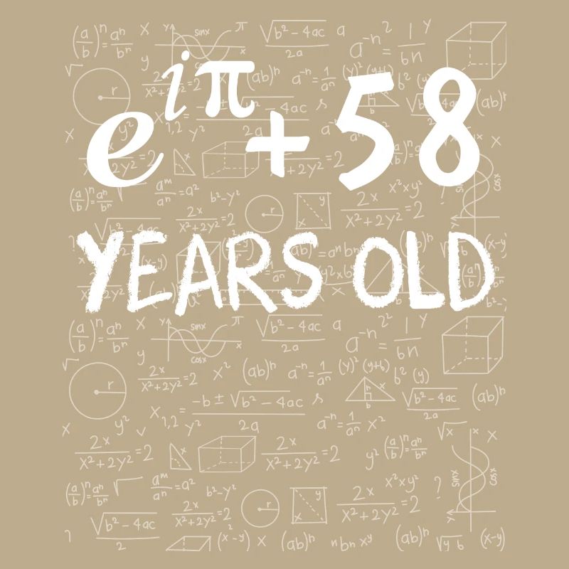 57th Birthday 57 Years Euler Identity Math Gift