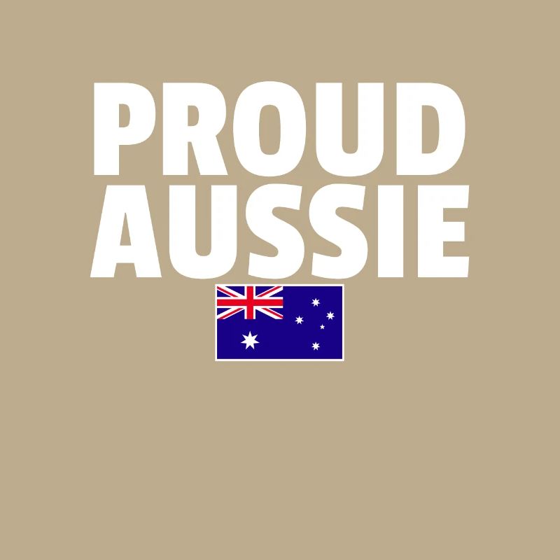 Fier drapeau australien de l’Australie australienne