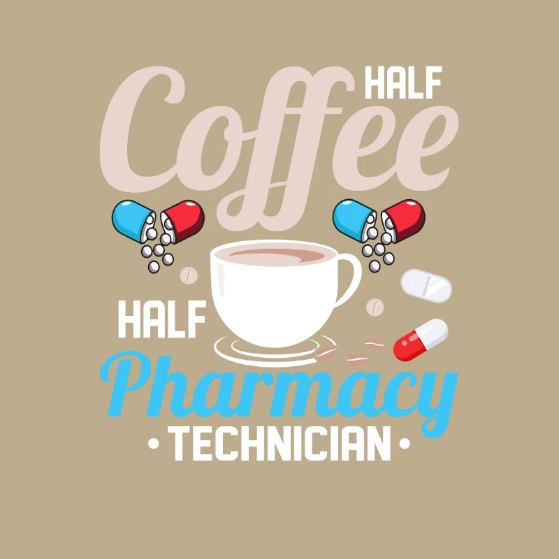 Half Coffee Half Pharmacy Technician Pharmacist