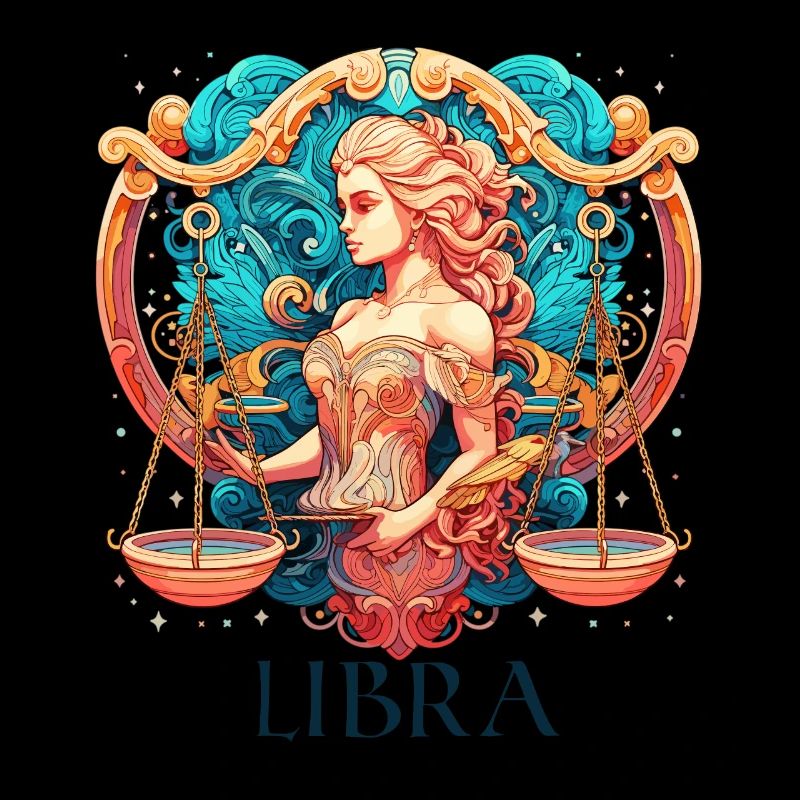 Libra Astrology Zodiac Design - Cool Libra
