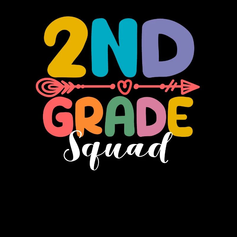 2nd Grade Squad Second Teacher Student 100th Day