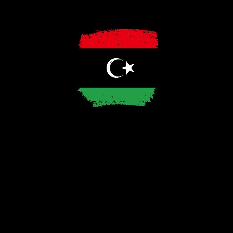 Libye Vintage drapeau libyen libyen