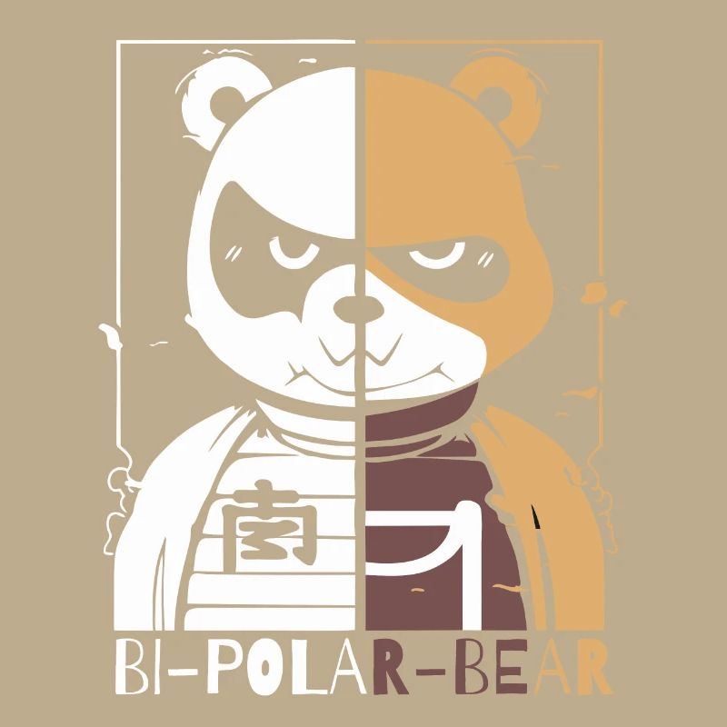 Bipolarer Polar Bär oder Eisbär