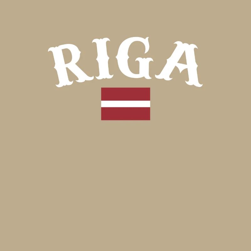 Riga Lettonie Drapeau letton Letton
