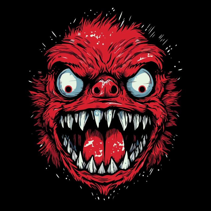 Angry Red Monster