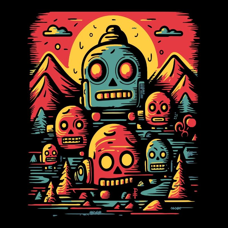 Cartoon Robotic Robot Nature