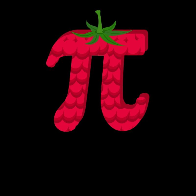 Himbeere Lustiger Pi-Tag Kuchen Mathe-Liebhaber