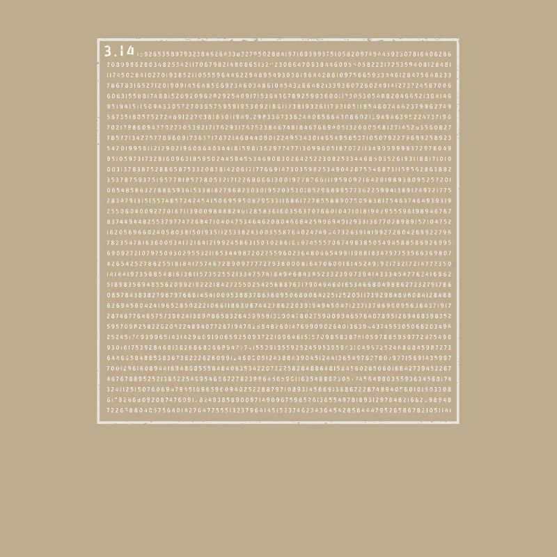 10000 Digits Pi Day Sign Math Lover Math