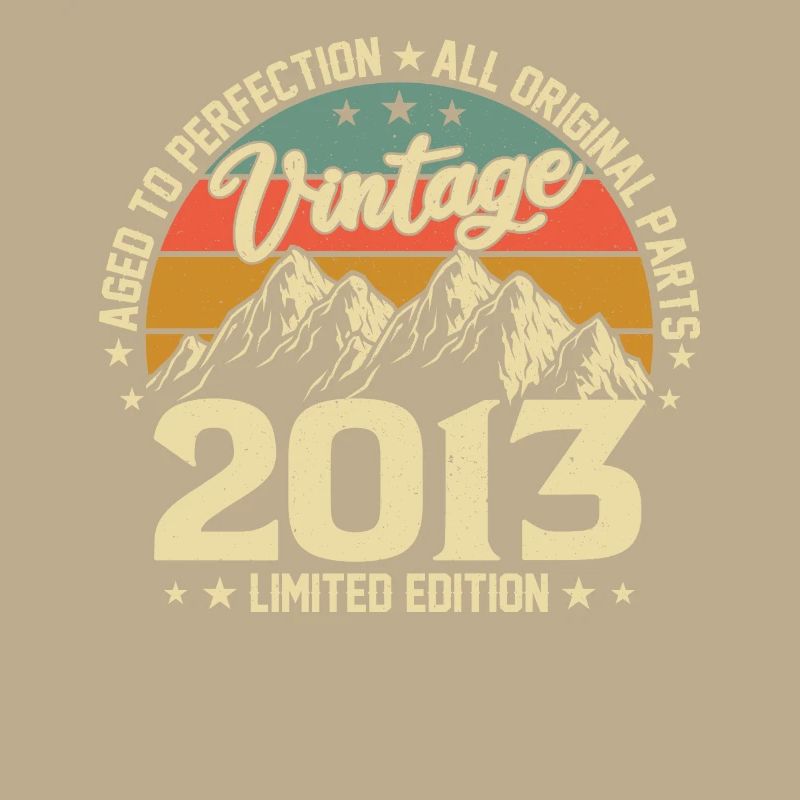 Legendäres 2013: Retro Geburtstagsshirt