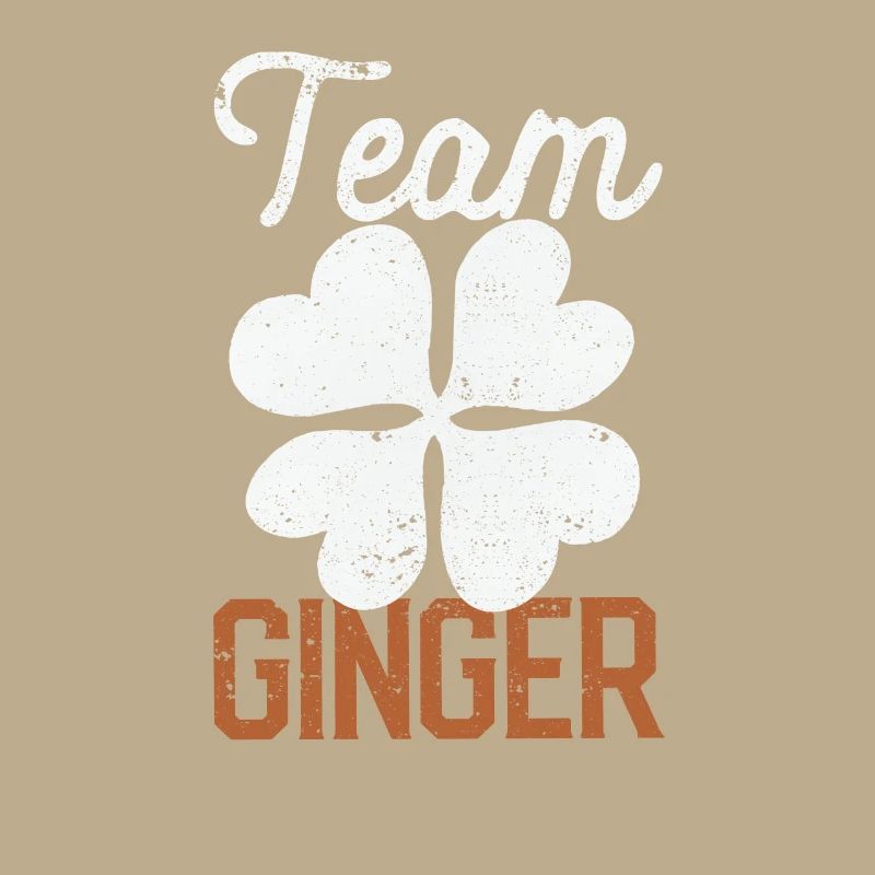 Team Ginger Lustiges Kleeblatt St. Patricks Day