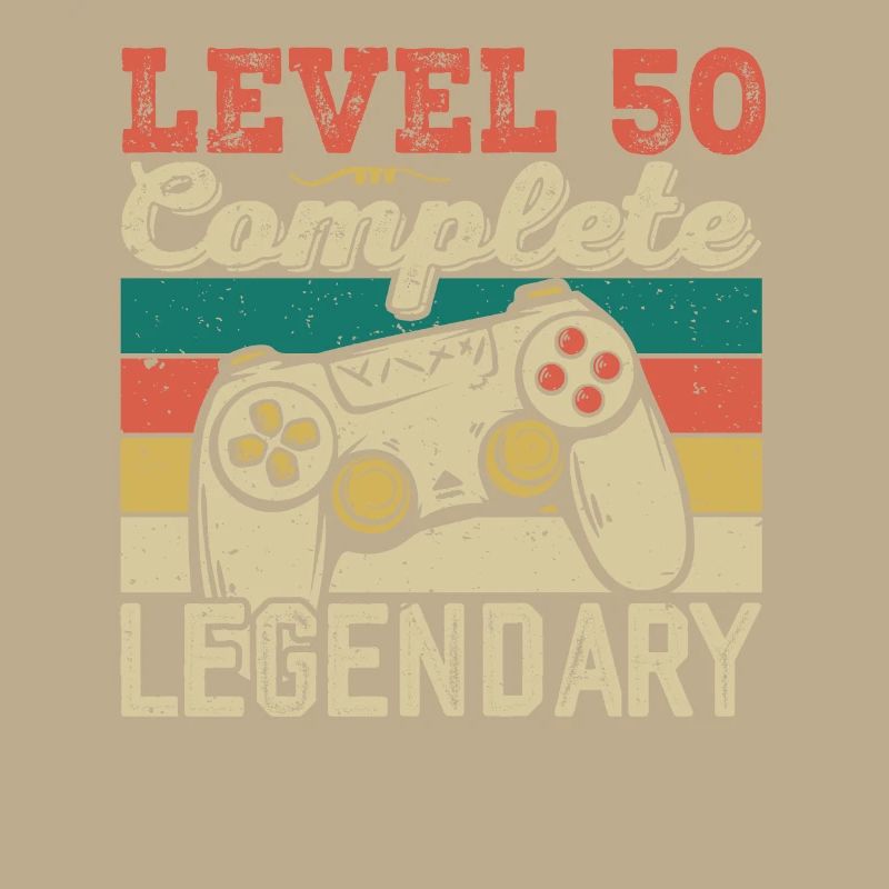 Level 50 Complete, 50th Birthday Gift