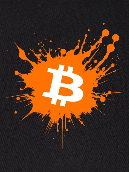 Bitcoin Crypto Cryptocurrency Splash