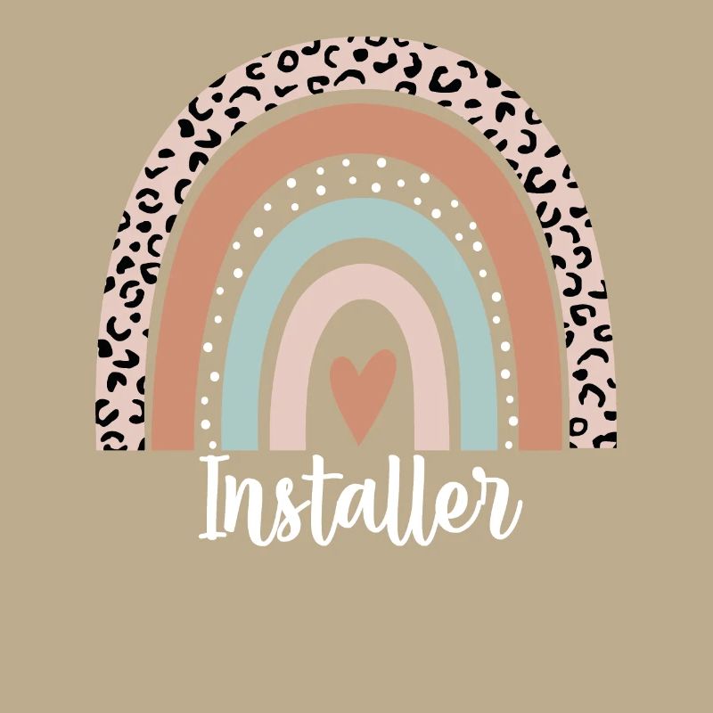 Installer Rainbow Leopard Funny Installer