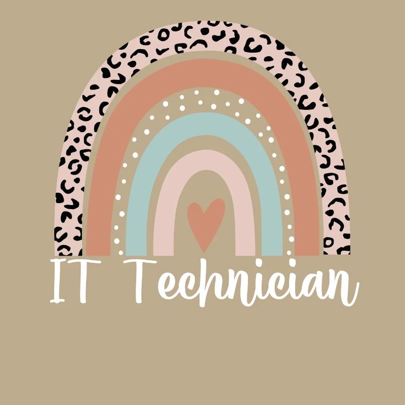 IT-Techniker Rainbow Leopard Lustiger IT-Techniker
