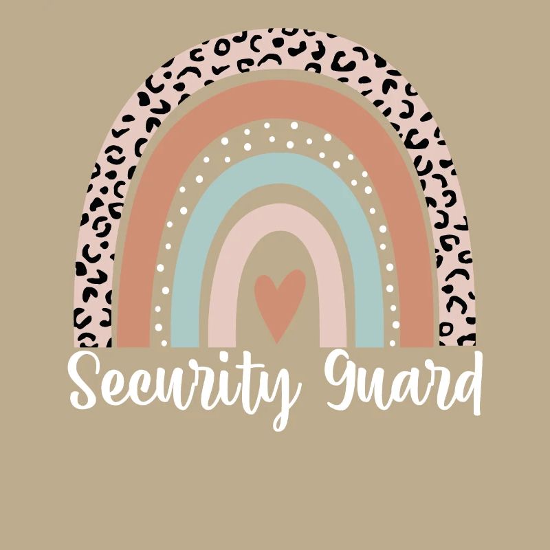 Agent de sécurité Rainbow Leopard Drôle Sécurité