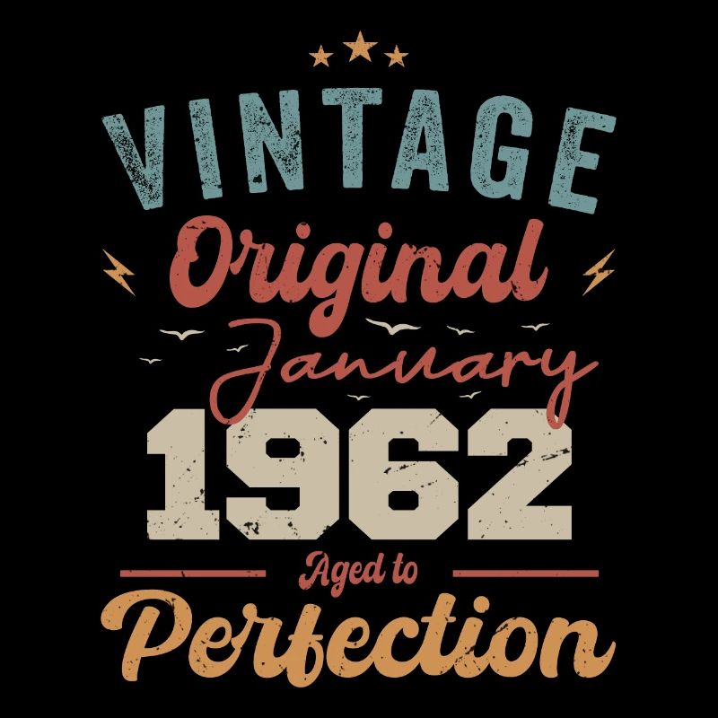 January 1962 Legend for 62 years