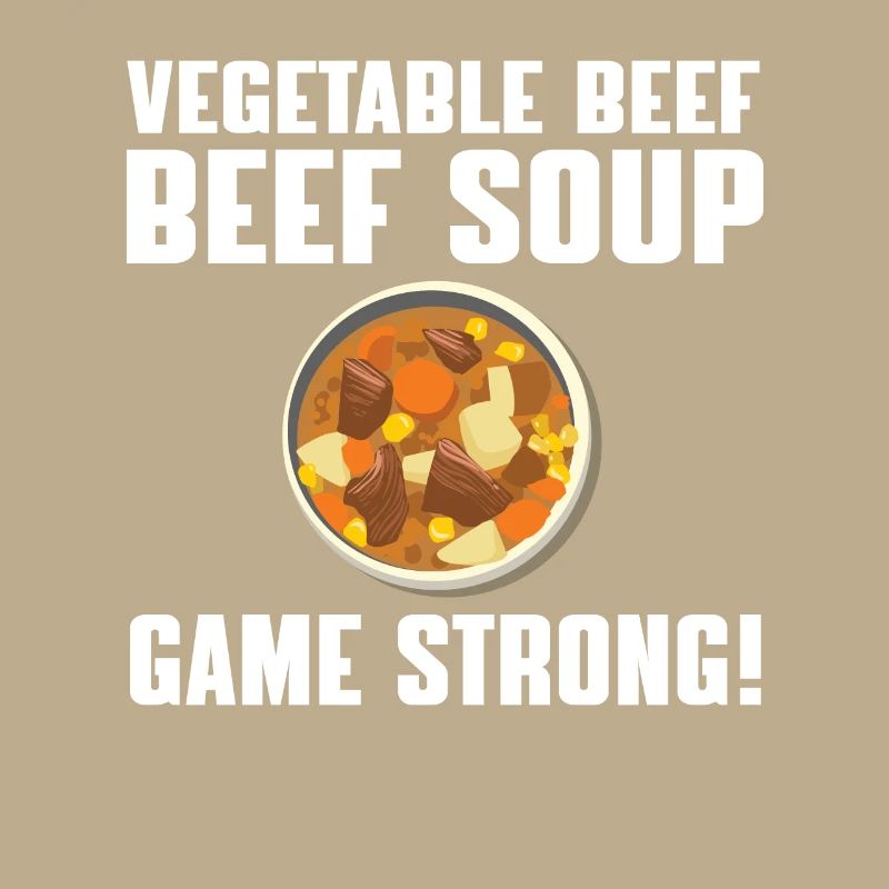 Vegetable soup with beef Game Strong