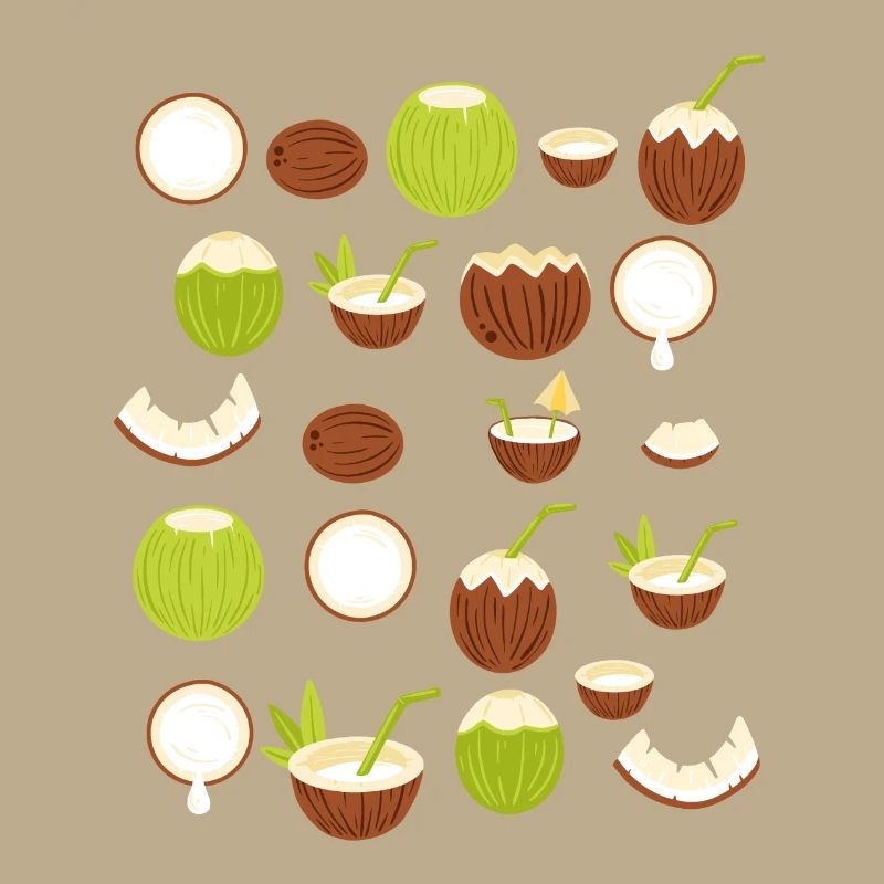 Retro Coconut Design