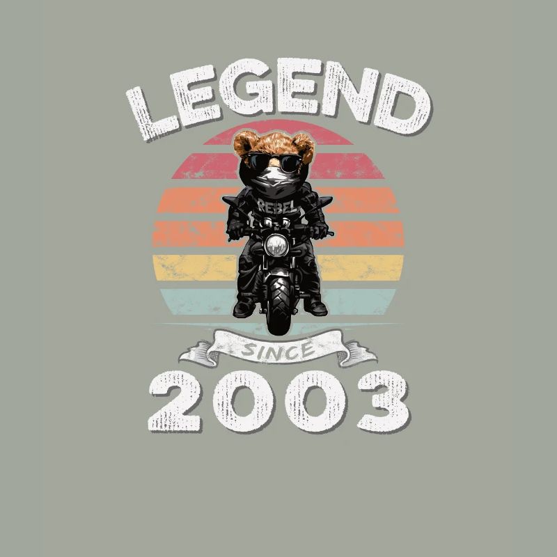 2003 Geburtstag Legend since sunset Teddy