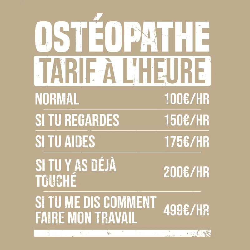 Osteopath Stundensatz Geschenkidee Humor