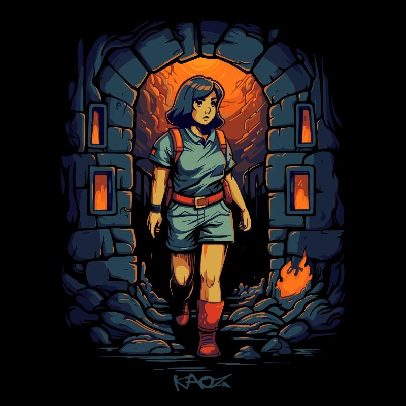 Explore the dungeon with Dora