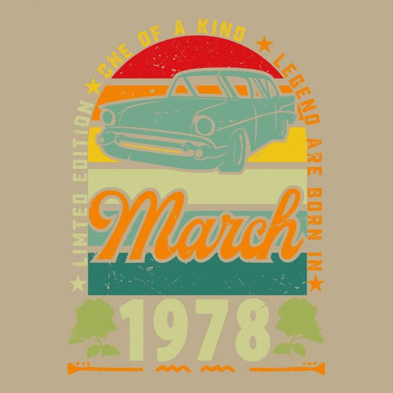 anniversaire mars 1978, Mars 1978, March 1978.