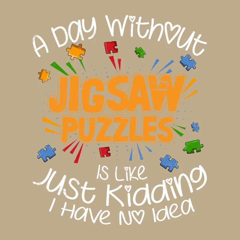 A Day Without Jigsaw Puzzles Solving Piece