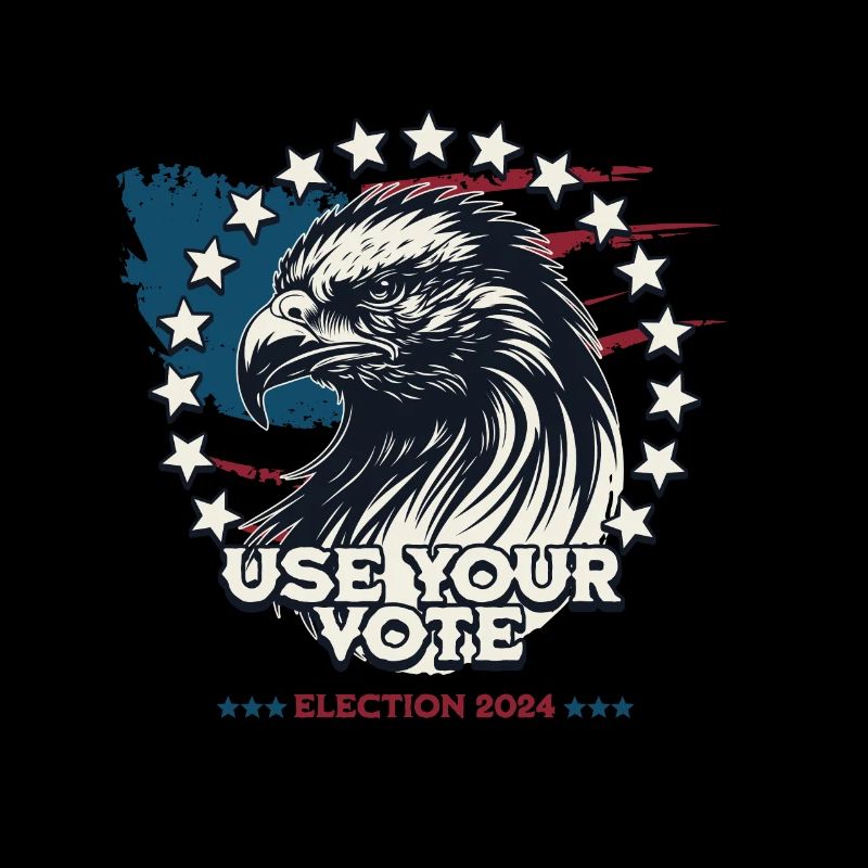 USA Elections 2024 Bald Eagle Vote For Freedom
