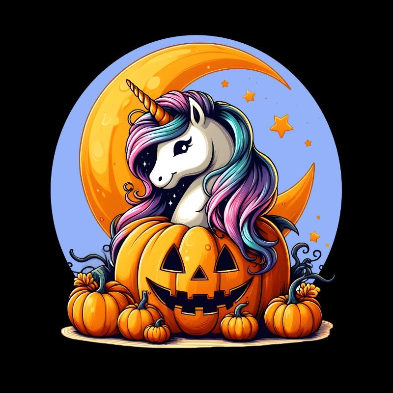Halloween Einhorn