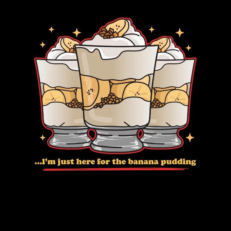 Bananenpudding Bananen-Pudding Geschenk