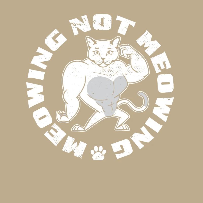 Miauler Pas Miauler Drôle Chat Meme Mâchoire