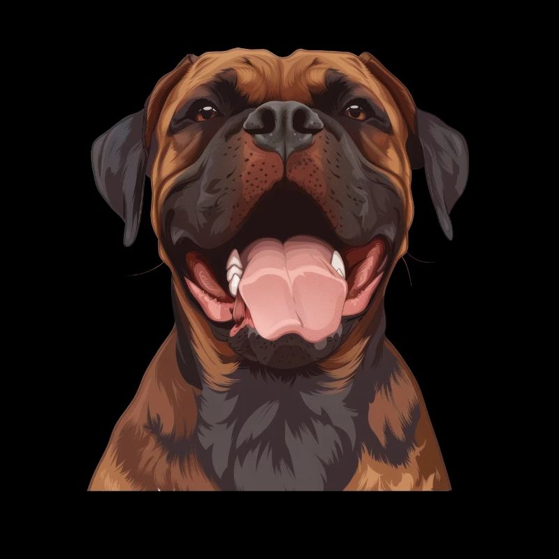 Boerboel Cartoon Artwork